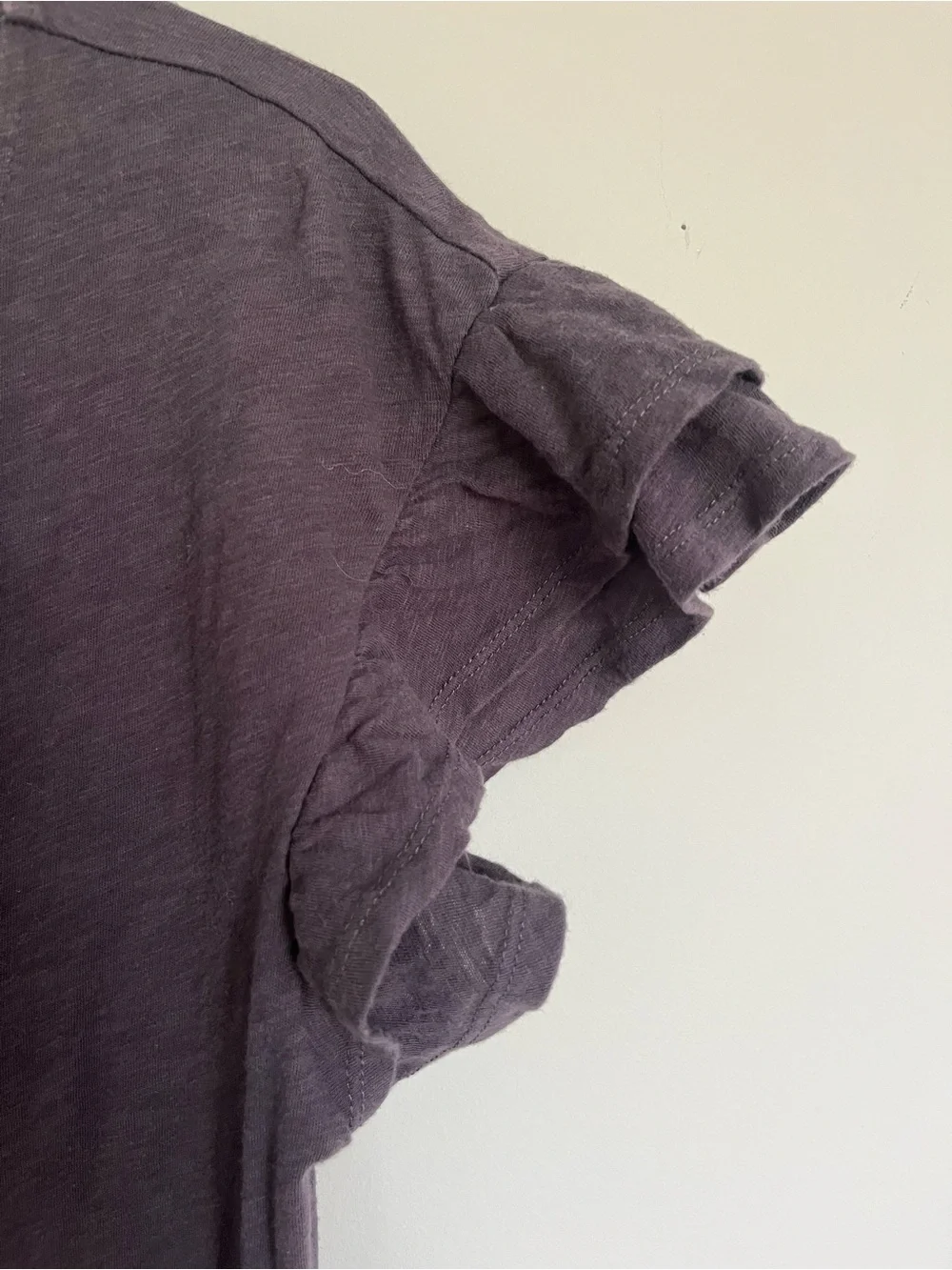 Z Supply Flutter Sleeve Maxi Dress Washed Charcoal Small - Picture 4 of 7